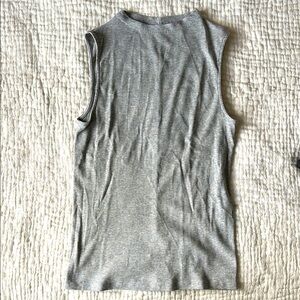 Everlane Luxe Rib Funnel Neck Tank
